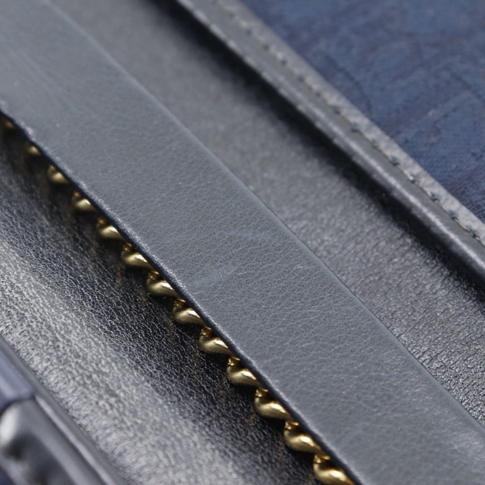 CHRISTIAN DIOR Vintage Blue Canvas Shoulder Bag - Picture 13 of 16